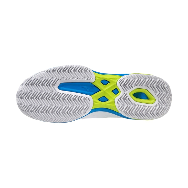 Mizuno Wave Exceed Light Padel White/Peace Blue/Acid Lime